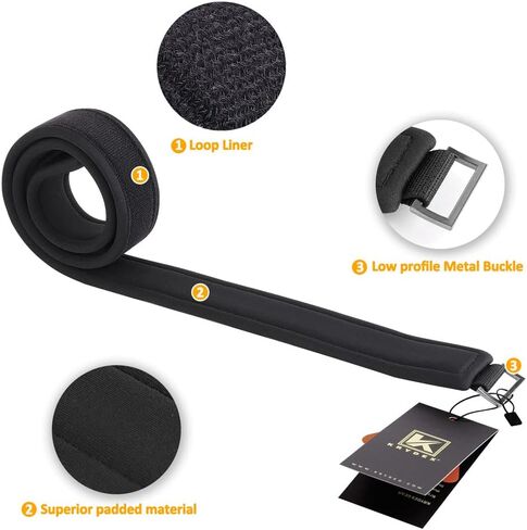 حزام داخلي مبطن تكتيكي من KRYDEX مقاس 1.5 بوصة، حزام ببطانة حلقية in Kuwait