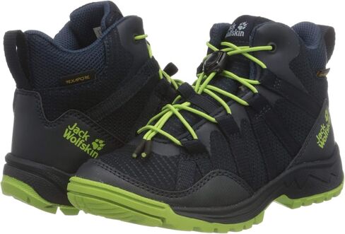 حذاء Jack Wolfskin للجنسين للأطفال Thunderbold Texapore Mid للمشي لمسافات طويلة in Saudi Arabia