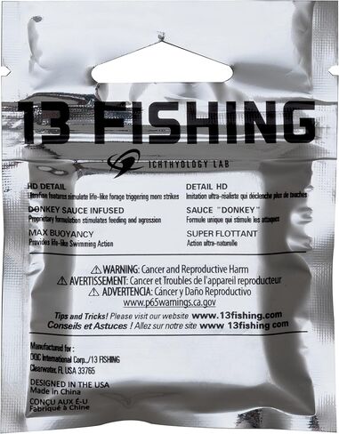 13 FISHING - Madpole - Panfish Plastics - Potentially Purple - 6 Baits Per Pack - MP-PP in Saudi Arabia
