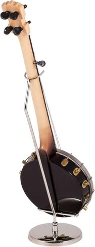 Broadway Gift Banjo Miniature Replica Bright White 3 x 9 Resin Stone Tabletop Figurine in Saudi Arabia