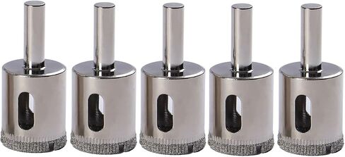 1 inch Diamond Drill Bit Hole Saw Set 5 Pieces Ceramic Porcelain Tiles Granite Quartz 5 Pack in Saudi Arabia