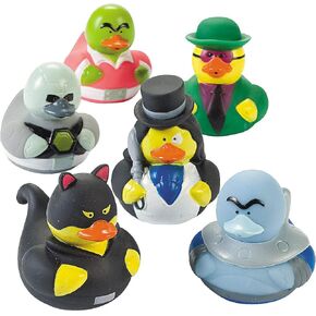 Super Hero Villain Rubber Duckies - Set of 12 - Birthday Party Toys, Favors and Supplies in Saudi Arabia
