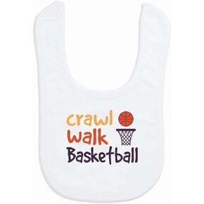 ChalkTalkSPORTS Basketball Baby & Infant Bibs | Soft Microfiber Basketball Baby Bibs in Saudi Arabia