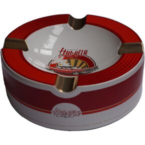 اتش اند اتش منفضة سيجار من اولد هافانا كارز - احمر مخملي - قطر 9 انش in Kuwait