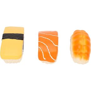 يوننيب لعبة محاكاة السوشي للكلاب قابلة للغسل على شكل سوشي من اللاتكس الناعم، العاب طعام للكلاب الصغيرة والمتوسطة الحجم من 3 قطع in Kuwait