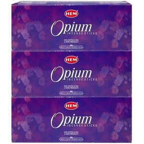 HEM Opium Incense, 3 Boxes - (360 Sticks Bulk per Order) in Saudi Arabia