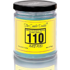 Race Fuel High Octane Gasoline Candle- 6 oz- up to 40 Hour Burn- Hand Poured in Indiana