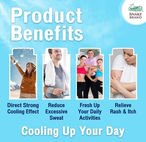 مسحوق مضاد للحكة مبرد بالحرارة من ماركة سنيك يخفف من طفح الحرارة الدخنية، مضاد للتهيج، رائحة ساكورا ناعمة وناعمة، 9.9 أونصة (280 جم) 3 عبوات in Kuwait