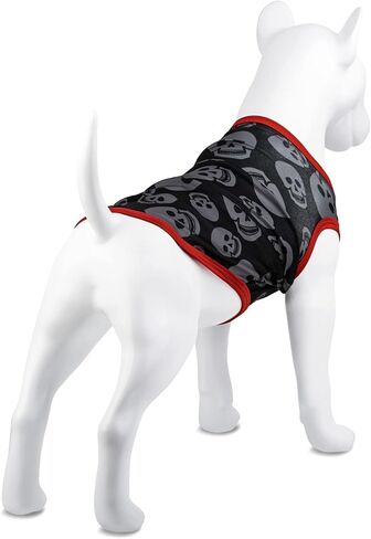 Hozz 2 Pack Dog Cute T Shirts for Small Dogs Durable Polyester Summer Clothes no Shrink Fashion Skull M in Kuwait