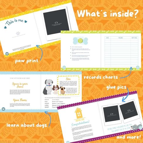 سجل قصاصات وكتاب تذكاري هاري، صاحب الكلاب أو جرو جديد، ألبوم أطفال ومنظم شخصي لتسجيل كل ذاكرة لكلبك الصغير in Kuwait