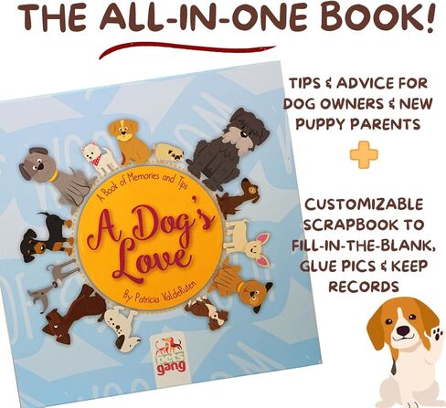 سجل قصاصات وكتاب تذكاري هاري، صاحب الكلاب أو جرو جديد، ألبوم أطفال ومنظم شخصي لتسجيل كل ذاكرة لكلبك الصغير in Kuwait