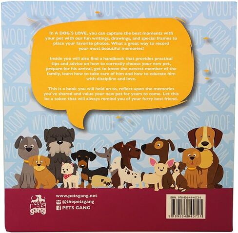 سجل قصاصات وكتاب تذكاري هاري، صاحب الكلاب أو جرو جديد، ألبوم أطفال ومنظم شخصي لتسجيل كل ذاكرة لكلبك الصغير in Kuwait