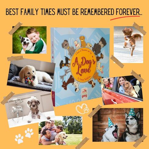 سجل قصاصات وكتاب تذكاري هاري، صاحب الكلاب أو جرو جديد، ألبوم أطفال ومنظم شخصي لتسجيل كل ذاكرة لكلبك الصغير in Kuwait