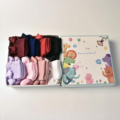 جوارب مكشكشة للفتيات من TWINKLING AT DOWN جوارب مكشكشة من الدانتيل لحديثي الولادة/الرضع/الأطفال الصغار/البنات in Kuwait