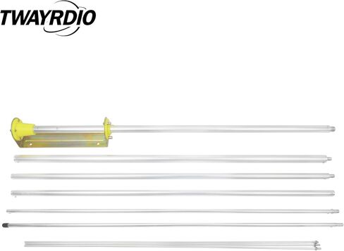 TWAYRDIO CB Base Station Antenna, Heavy Duty 20Feet 100W 27MHz Base Antenna for 10Meter 11Meter CB Radio Transceiver in Saudi Arabia