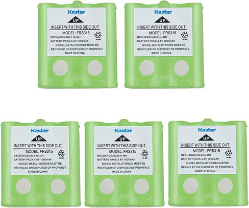 Kastar 2-Pack Two-Way Radio Battery 4.8V 1000mAh Replacement for Cobra FRS310W FRS315 FRS70 FRS80 FRS85 GA-CM GA-CR GA-CT GP35AAAK4BX IXNN4002A Maxxon ACC510 Maxxon ACC511 Maxxon PMR508 in Saudi Arabia