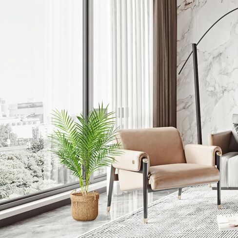 BESAMENATURE 30" Tall Little Artificial Paradise Palm Tree Plant, Fake Tropical Palm Tree for Home Office Decoration, 2 Pack in Kuwait