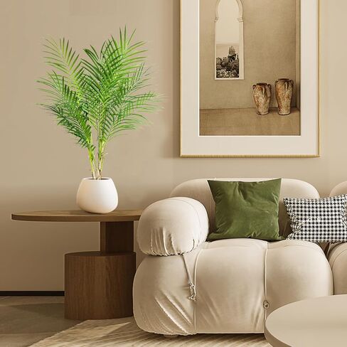 BESAMENATURE 30" Tall Little Artificial Paradise Palm Tree Plant, Fake Tropical Palm Tree for Home Office Decoration, 2 Pack in Kuwait