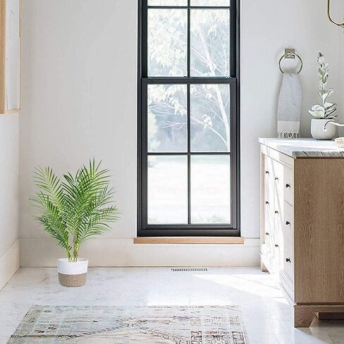 BESAMENATURE 30" Tall Little Artificial Paradise Palm Tree Plant, Fake Tropical Palm Tree for Home Office Decoration, 2 Pack in Kuwait