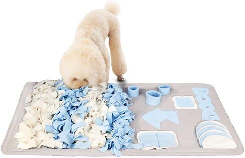 بساط Stellaire Chern Snuffle Mat للكلاب الصغيرة والكبيرة، بساط تغذية للأنف (23.6 × 39.4 بوصة)، سهل الملء وقابل للغسل في الغسالة، بساط تدريب لأنشطة الحيوانات الأليفة/الألعاب/اللعب، رائع للتخلص من التوتر - M وأزرق in Saudi Arabia