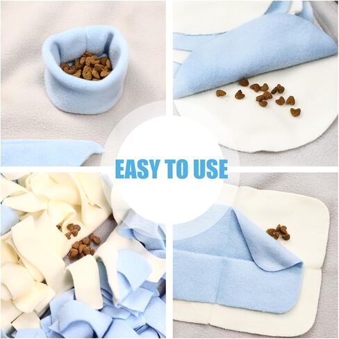 بساط Stellaire Chern Snuffle Mat للكلاب الصغيرة والكبيرة، بساط تغذية للأنف (23.6 × 39.4 بوصة)، سهل الملء وقابل للغسل في الغسالة، بساط تدريب لأنشطة الحيوانات الأليفة/الألعاب/اللعب، رائع للتخلص من التوتر - M وأزرق in Saudi Arabia