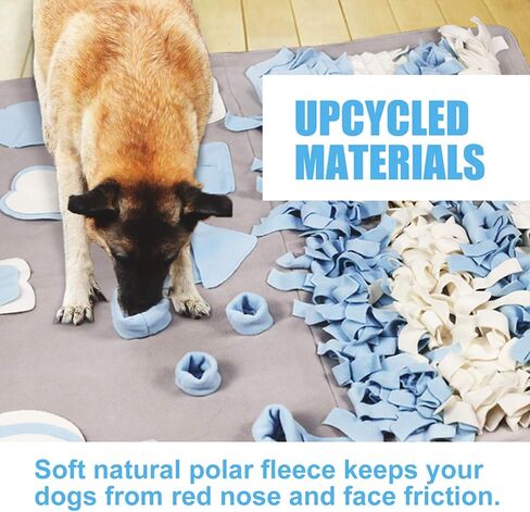 بساط Stellaire Chern Snuffle Mat للكلاب الصغيرة والكبيرة، بساط تغذية للأنف (23.6 × 39.4 بوصة)، سهل الملء وقابل للغسل في الغسالة، بساط تدريب لأنشطة الحيوانات الأليفة/الألعاب/اللعب، رائع للتخلص من التوتر - M وأزرق in Saudi Arabia