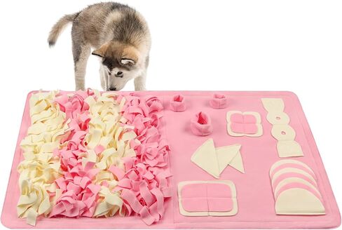 بساط Stellaire Chern Snuffle Mat للكلاب الصغيرة والكبيرة، بساط تغذية للأنف (23.6 × 39.4 بوصة)، سهل الملء وقابل للغسل في الغسالة، بساط تدريب لأنشطة الحيوانات الأليفة/الألعاب/اللعب، رائع للتخلص من التوتر - M وأزرق in Saudi Arabia