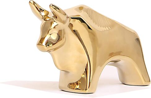FANTESTICRYAN Small Animal Statues Home Decor Modern Style Gold Decorative Ornaments for Living Room, Bedroom, Office Desktop, Cabinets in Kuwait