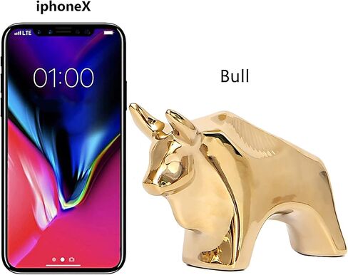 FANTESTICRYAN Small Animal Statues Home Decor Modern Style Gold Decorative Ornaments for Living Room, Bedroom, Office Desktop, Cabinets in Kuwait