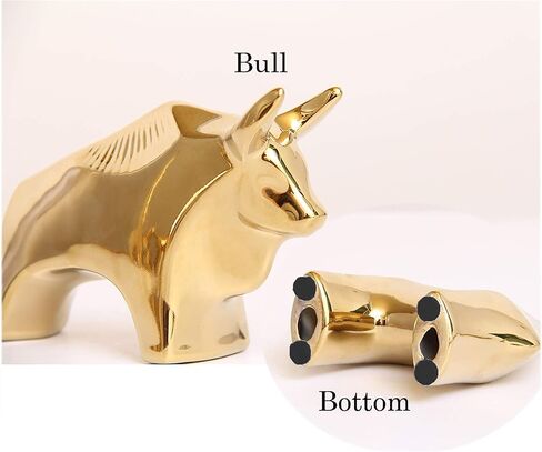 FANTESTICRYAN Small Animal Statues Home Decor Modern Style Gold Decorative Ornaments for Living Room, Bedroom, Office Desktop, Cabinets in Kuwait