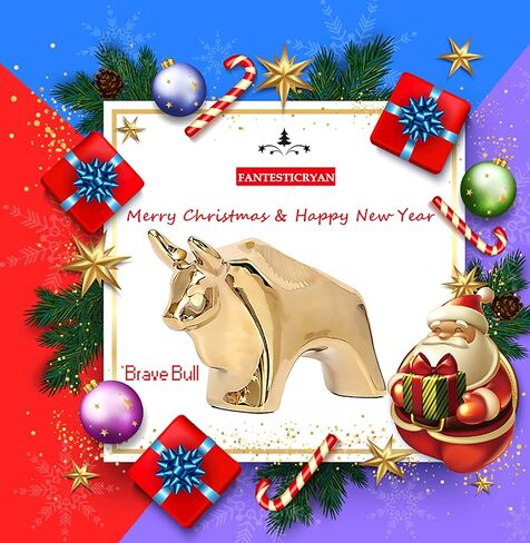 FANTESTICRYAN Small Animal Statues Home Decor Modern Style Gold Decorative Ornaments for Living Room, Bedroom, Office Desktop, Cabinets in Kuwait