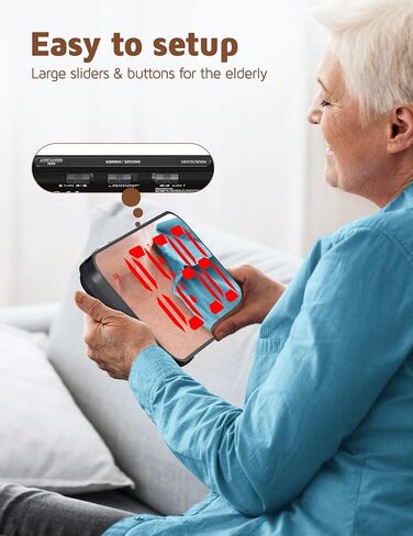 Powalack Digital Wall Clock, 9.6’’ Large LED Mirror Display, Dual Alarm Clock for Bedroom with Adjustable Brightness, Nightlight, Easy to Use, Snooze, 12/24H, Clock for Elderly, Bedroom Accessories in Kuwait