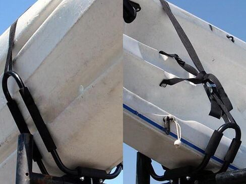 TMS 2 × حامل سقف J Rack Kayak قارب قارب قارب قارب قارب قارب قارب قارب SUV حامل حامل مع حقيبة هاتف خلوي مجانية in Kuwait