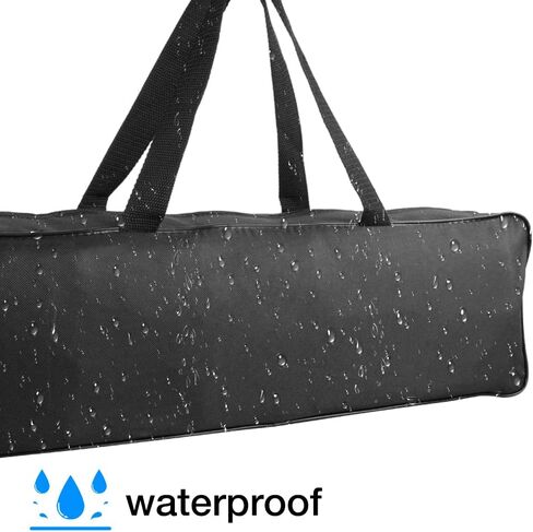 حقيبة تخزين أوريكا لحماية ارتفاع التيار RV، حقيبة تخزين سوداء محمولة، حقيبة بوليستر PVC مقاومة للماء وقابلة للطي بمساحة كبيرة لحماية ارتفاع التيار RV، المنزلية، السيارة، الأدوات (22.44 × 6.69 × 3.94 بوصة) in Kuwait