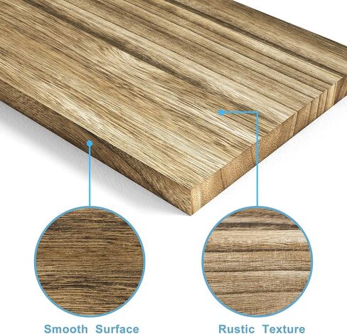 Alsonerbay Floating Shelves Wall Shelves for Bedroom Living Room, Wall Mounted Bathroom Shelves Decor Shelf Set of 2 in Kuwait