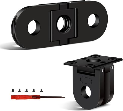 أصابع ParaPace قابلة للطي لـ GoPro Hero 12/11/10/9/8 Black Hero 11 Mini وGoPro Max، حامل محول مغناطيسي بديل مع منفذ توصيل ثلاثي القوائم 1/4 لمقبض Monopod Vlog in Kuwait
