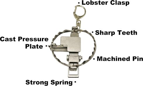 Trappy - The Original MINI Bear Trap Keychain That Works - DESTROY Chips and Crackers! in Saudi Arabia