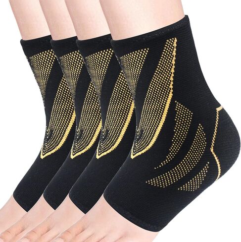 CYCLXY 2 Pairs Ankle Brace for Women & Men,Ankle Compression Sleeve,Ankle Support Brace for Women & Men,foot support brace for pain,plantar fasciitis compression socks for women & Men in Saudi Arabia