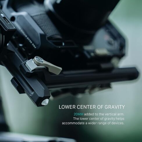 Tilta Extended Arm for RS3 Mini | Custom Designed | Lower Center of Gravity | ROTATABLE BASEPLATE | Extended ARM | Lightweight & Durable |TGA-RS3M-EA in Saudi Arabia