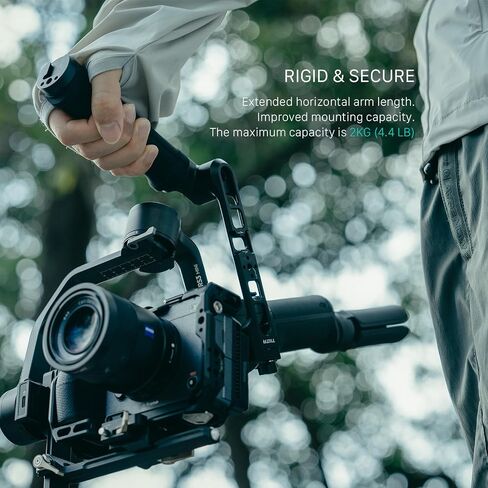 Tilta Extended Arm for RS3 Mini | Custom Designed | Lower Center of Gravity | ROTATABLE BASEPLATE | Extended ARM | Lightweight & Durable |TGA-RS3M-EA in Saudi Arabia