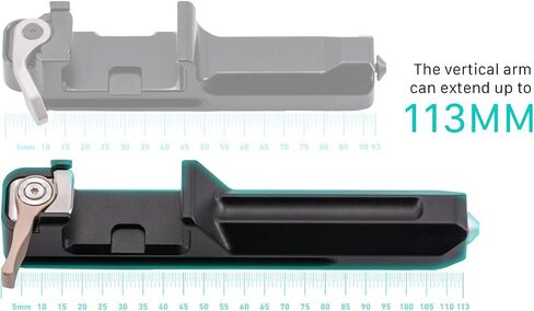 Tilta Extended Arm for RS3 Mini | Custom Designed | Lower Center of Gravity | ROTATABLE BASEPLATE | Extended ARM | Lightweight & Durable |TGA-RS3M-EA in Saudi Arabia