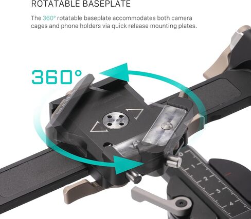 Tilta Extended Arm for RS3 Mini | Custom Designed | Lower Center of Gravity | ROTATABLE BASEPLATE | Extended ARM | Lightweight & Durable |TGA-RS3M-EA in Saudi Arabia