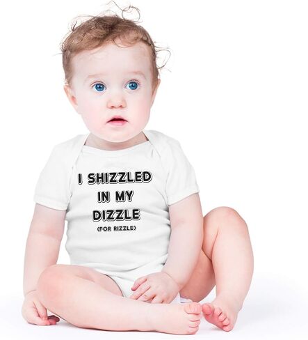 AW Fashions I Shizzled In My Dizzle، For Rizzle - محاكاة ساخرة لموسيقى الراب المضحكة - بدلة أطفال لطيفة من قطعة واحدة in Kuwait
