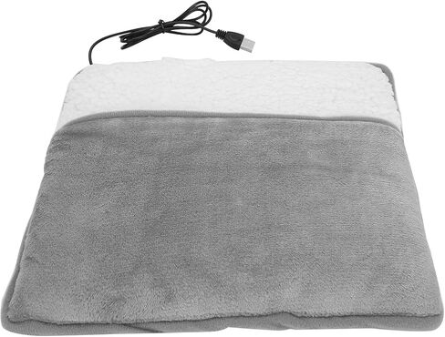 وسادة تدفئة، وسادة تدفئة كهربائية ناعمة من الفلانيل مع تقنية التسخين السريع، وسادة تدفئة القدم يو اس بي لتدفئة القدم في الشتاء للمنزل والمكتب in Kuwait