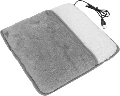 وسادة تدفئة، وسادة تدفئة كهربائية ناعمة من الفلانيل مع تقنية التسخين السريع، وسادة تدفئة القدم يو اس بي لتدفئة القدم في الشتاء للمنزل والمكتب in Kuwait