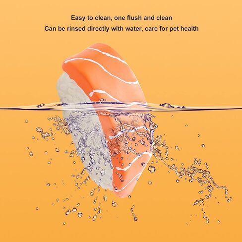 يوننيب لعبة محاكاة السوشي للكلاب قابلة للغسل على شكل سوشي من اللاتكس الناعم، العاب طعام للكلاب الصغيرة والمتوسطة الحجم من 3 قطع in Kuwait