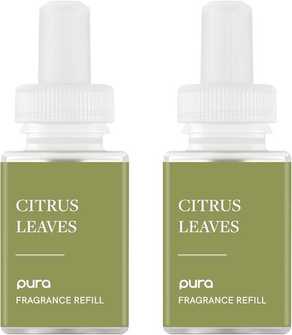 Pura Malodor Refill - Smart Home Air Diffuser Fragrance Refill - Up to 120-Hours of Premium Fragrance per Refill - Clean Diffuser Fragrance - Air Deodorizer & Odor Eliminator - 2 Pack, Chamomile Mint in Kuwait