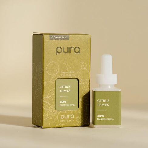 Pura Malodor Refill - Smart Home Air Diffuser Fragrance Refill - Up to 120-Hours of Premium Fragrance per Refill - Clean Diffuser Fragrance - Air Deodorizer & Odor Eliminator - 2 Pack, Chamomile Mint in Kuwait