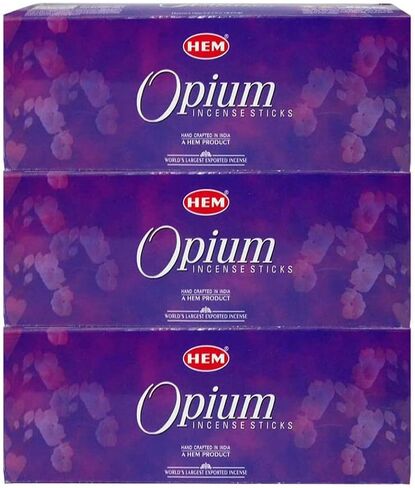 HEM Opium Incense, 3 Boxes - (360 Sticks Bulk per Order) in Saudi Arabia