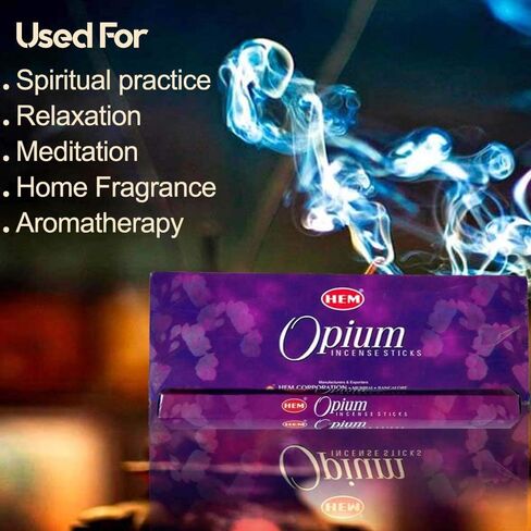 HEM Opium Incense, 3 Boxes - (360 Sticks Bulk per Order) in Saudi Arabia